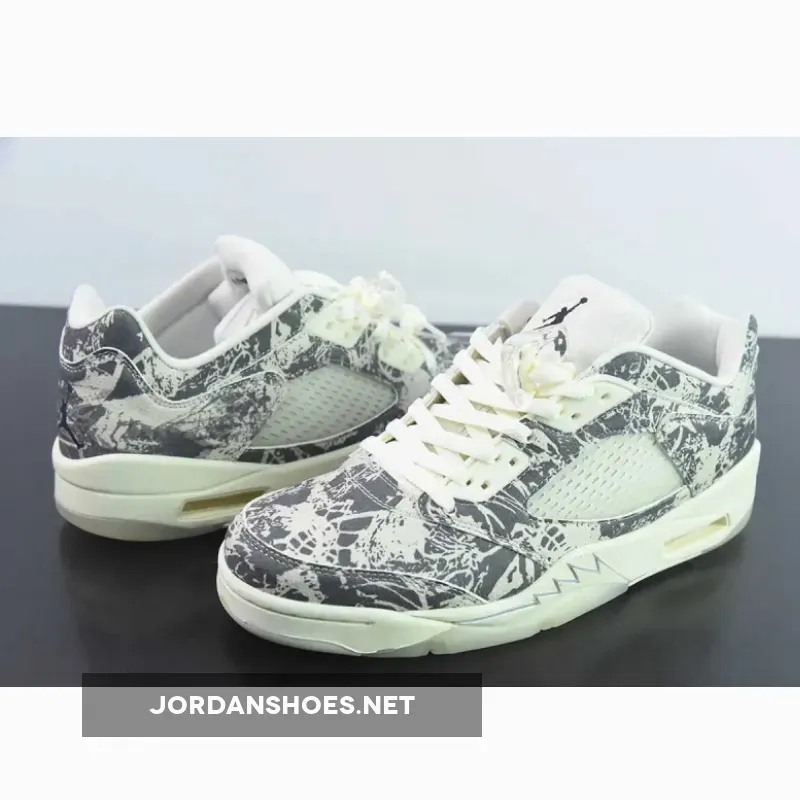 Air Jordan 5 Low "Expression" Coconut Milk/Black-White Air Jordan 5 Low "Expression" Coconut Milk/Black-White