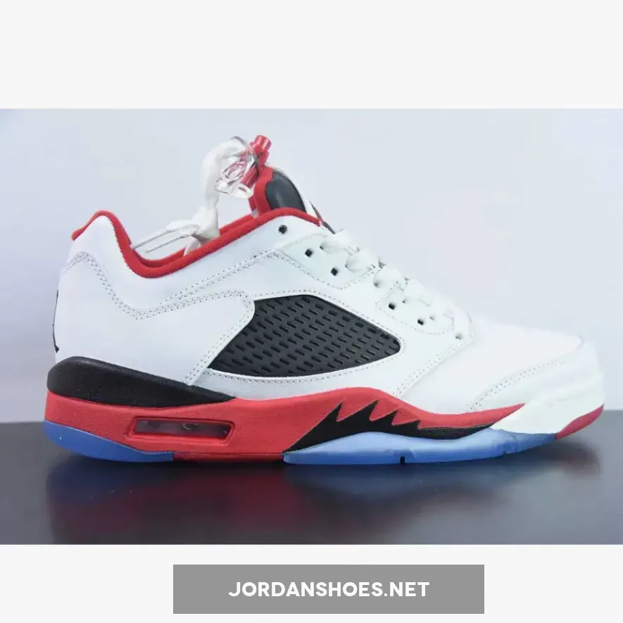 Air Jordan 5 Low "Fire Red" White Fire Red Black Air Jordan 5 Low "Fire Red" White Fire Red Black