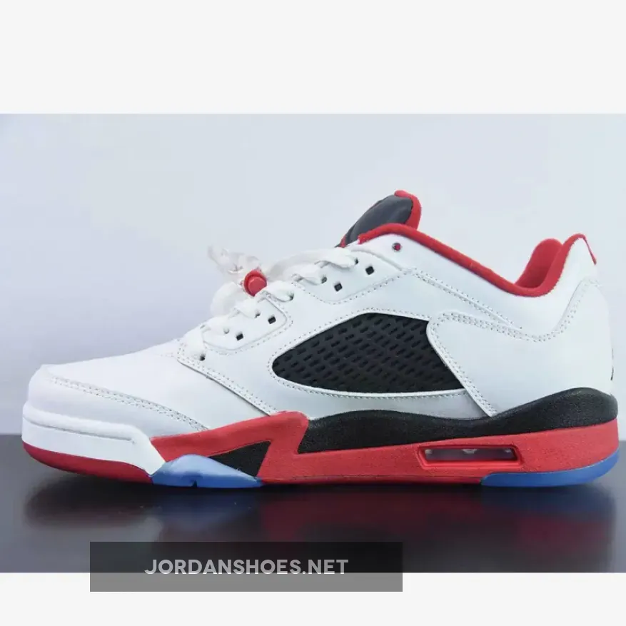 Air Jordan 5 Low "Fire Red" White Fire Red Black Air Jordan 5 Low "Fire Red" White Fire Red Black