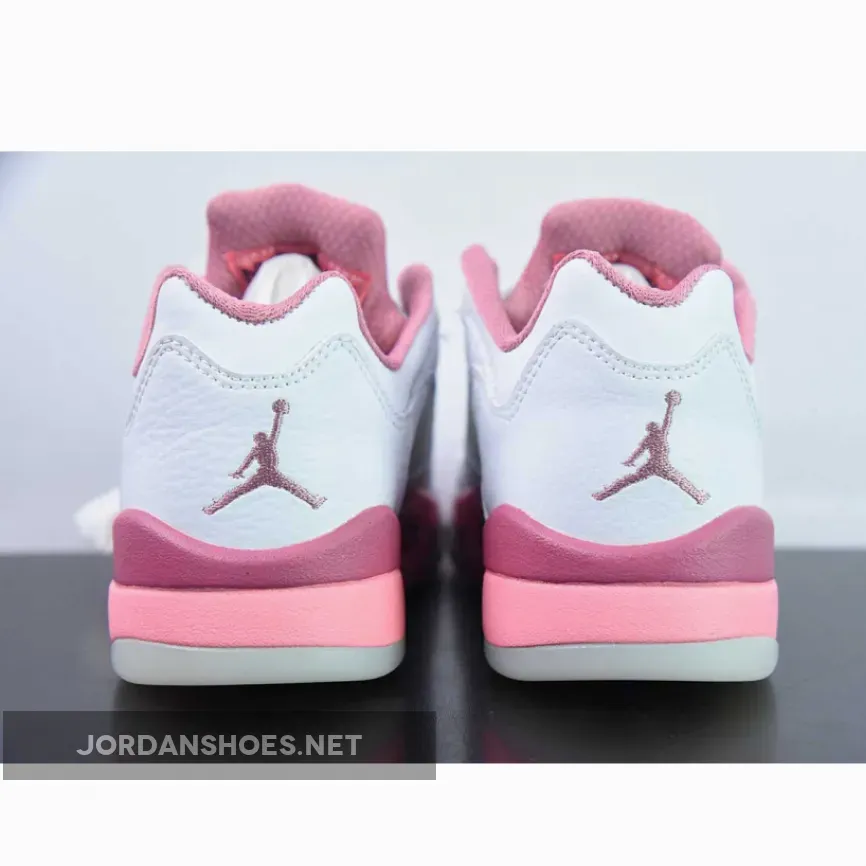 Air Jordan 5 Low White/Coral Chalk-Desert Berry-Black Air Jordan 5 Low White/Coral Chalk-Desert Berry-Black