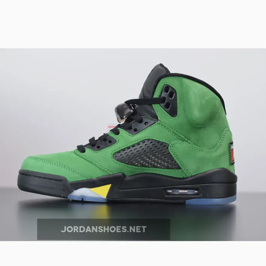 Air Jordan 5 SE "Oregon Ducks" Apple Green/Black/Yellow Strike Air Jordan 5 SE "Oregon Ducks" Apple Green/Black/Yellow Strike