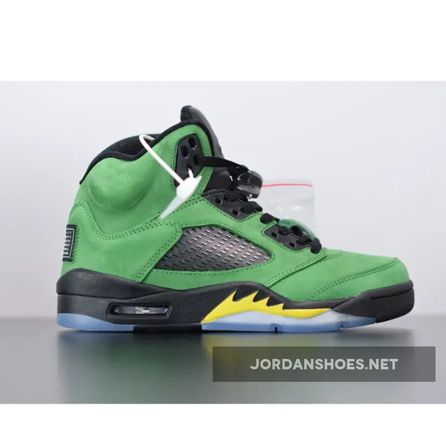 Air Jordan 5 SE "Oregon Ducks" Apple Green/Black/Yellow Strike Air Jordan 5 SE "Oregon Ducks" Apple Green/Black/Yellow Strike