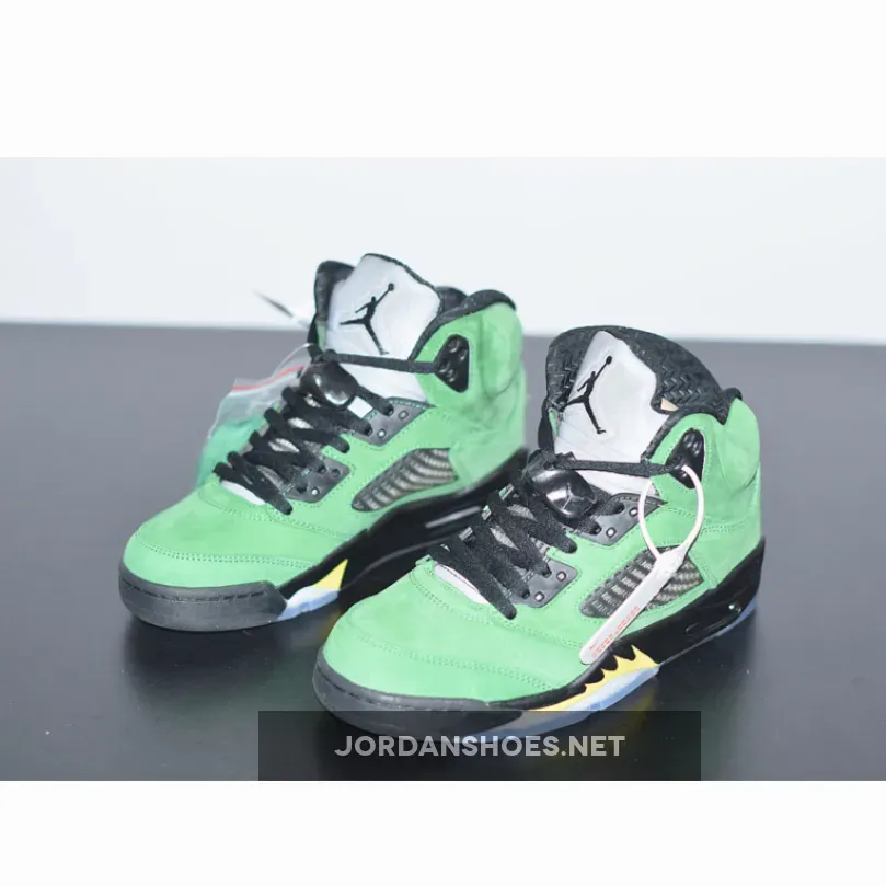 Air Jordan 5 SE "Oregon Ducks" Apple Green/Black/Yellow Strike Air Jordan 5 SE "Oregon Ducks" Apple Green/Black/Yellow Strike