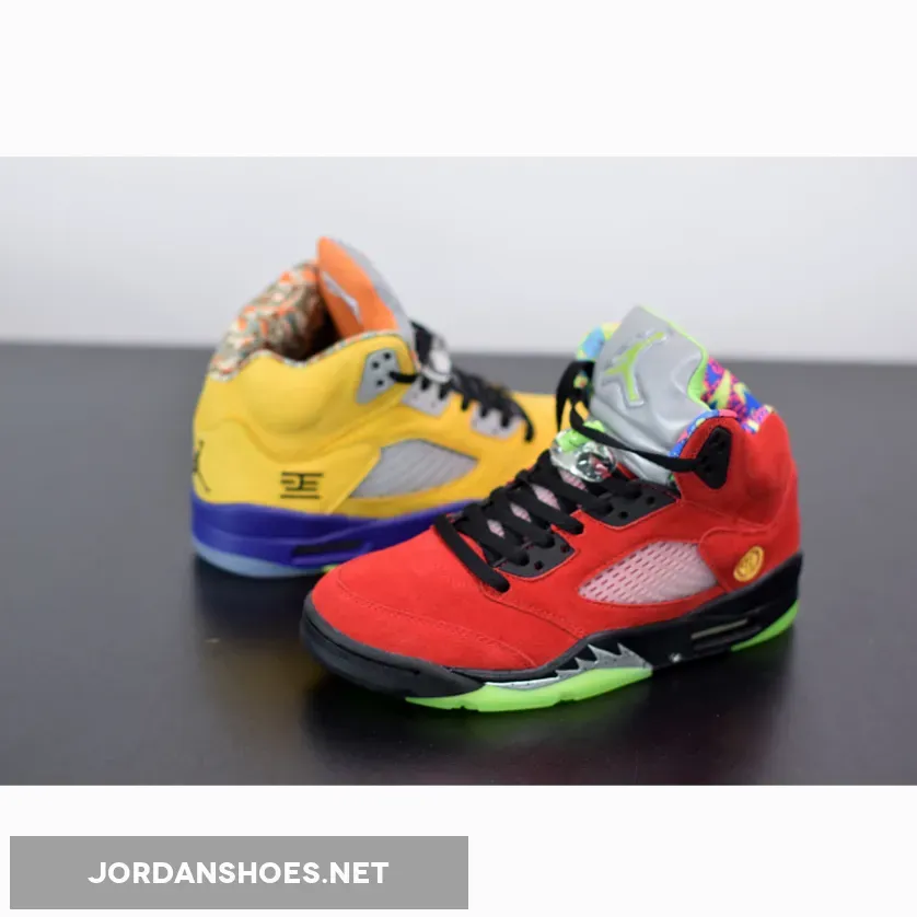 Air Jordan 5 "What The" Varsity Maize/Court Purple-Ghost Green-Solar Orange Air Jordan 5 "What The" Varsity Maize/Court Purple-Ghost Green-Solar Orange
