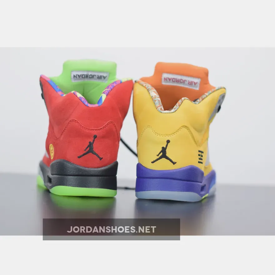 Air Jordan 5 "What The" Varsity Maize/Court Purple-Ghost Green-Solar Orange Air Jordan 5 "What The" Varsity Maize/Court Purple-Ghost Green-Solar Orange