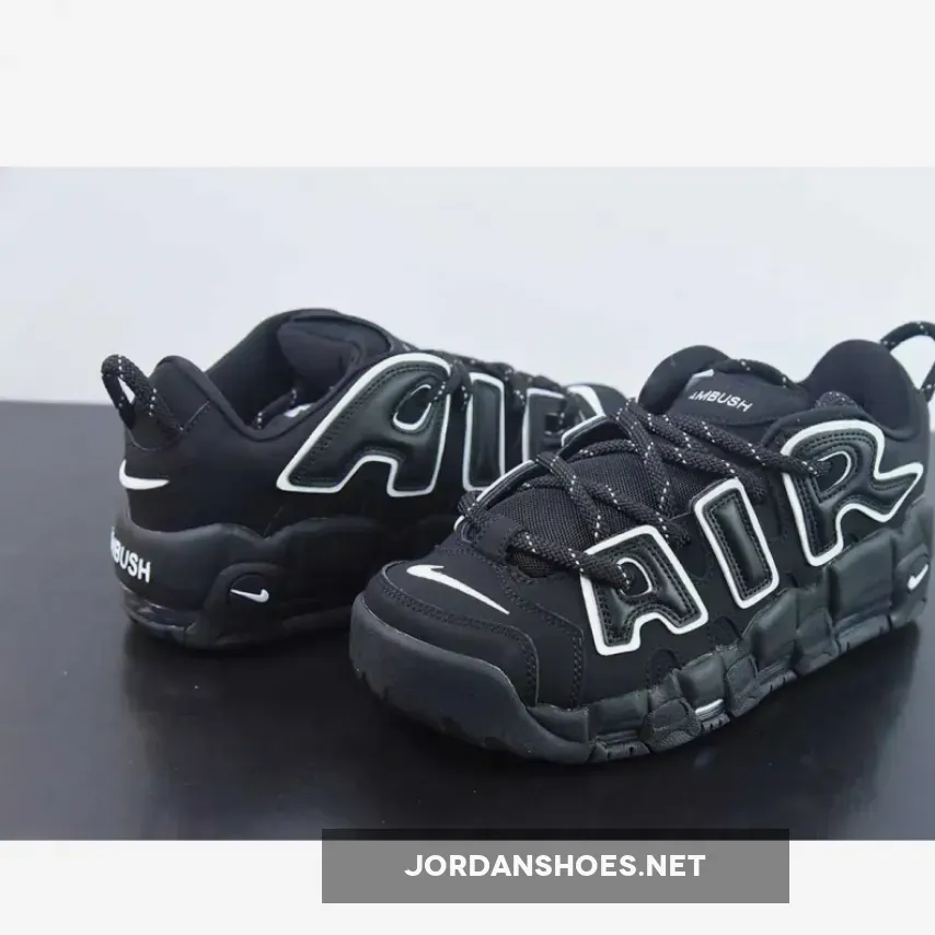 AMBUSH x Nike Air More Uptempo Low Black/White AMBUSH x Nike Air More Uptempo Low Black/White