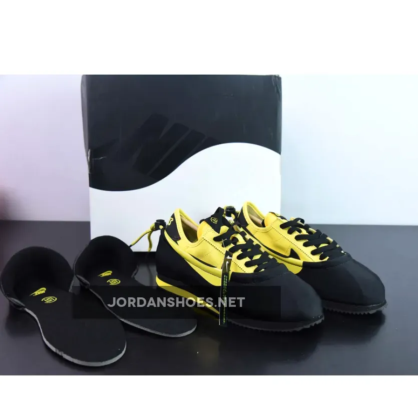 CLOT x Nike Cortez "Bruce Lee" Black/Varsity Maize