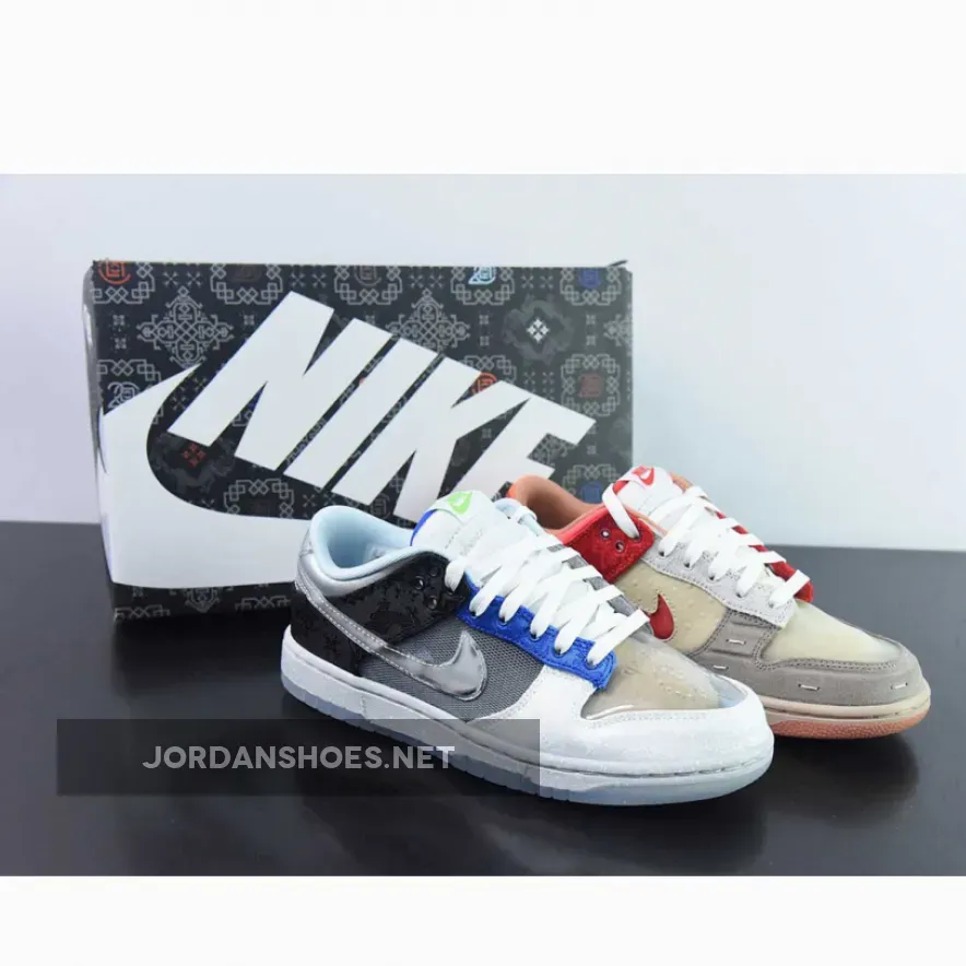 CLOT x Nike Dunk Low What The