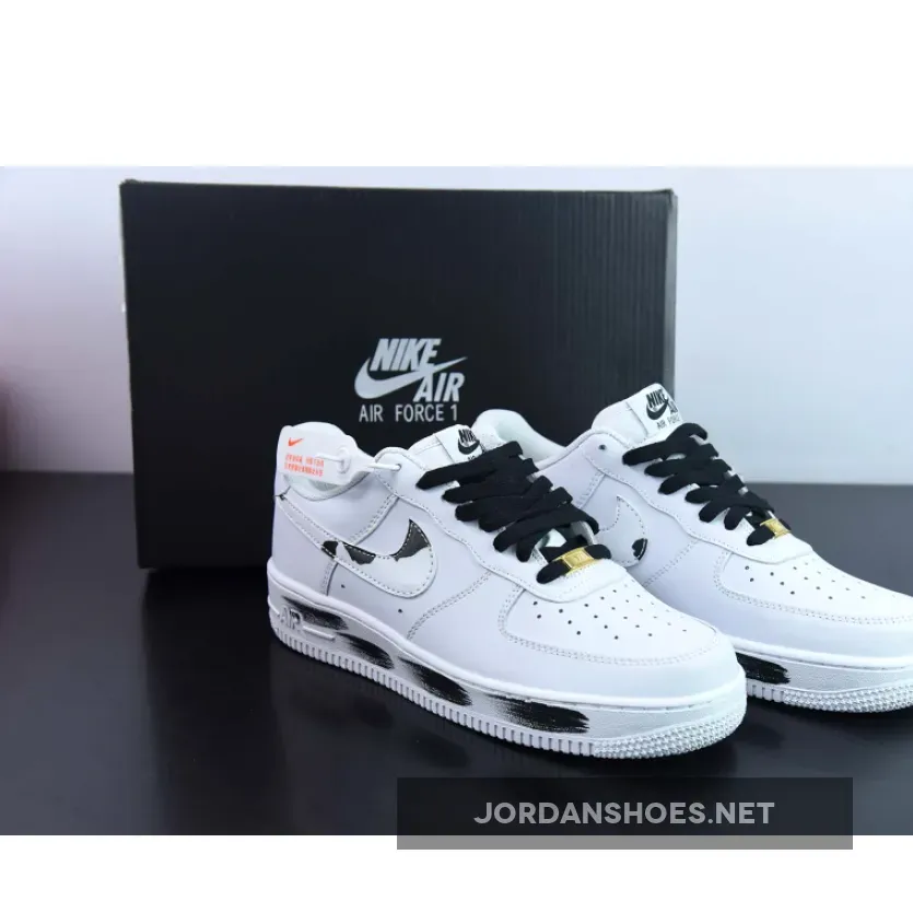 Custom Nike Air Force 1 Low White Black