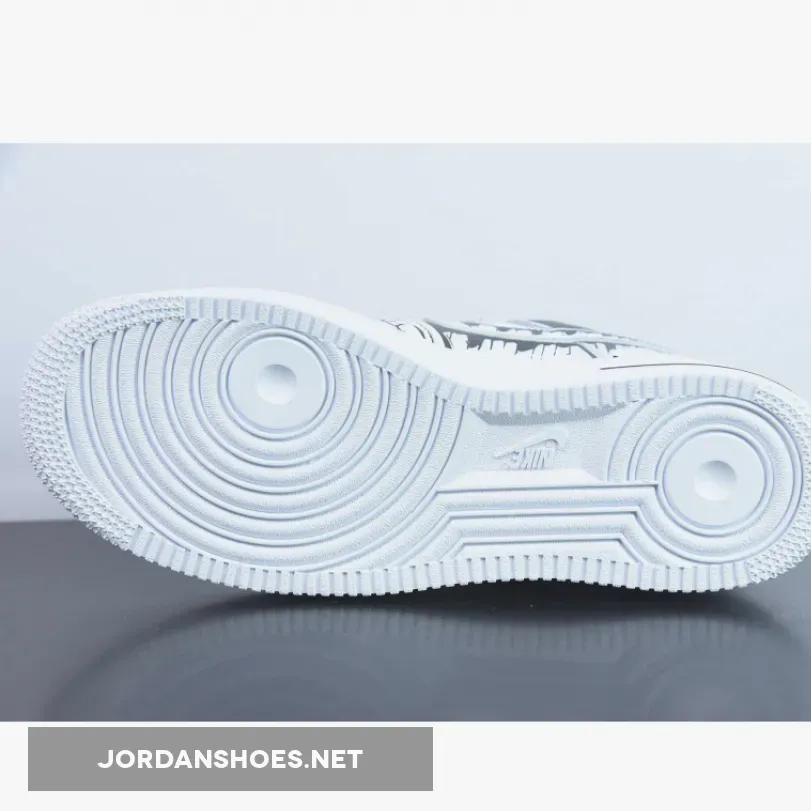 Custom Nike Air Force 1 Low "One Piece" White Black Custom Nike Air Force 1 Low "One Piece" White Black