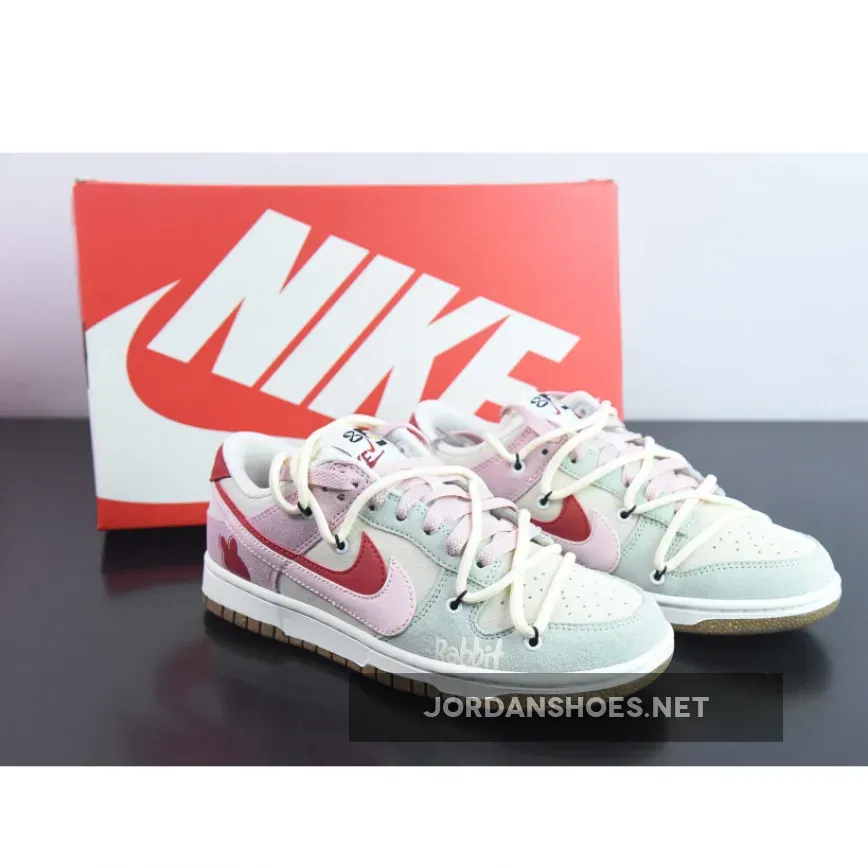 Custom Nike Dunk Low ’85 Double Swoosh’ Rabbit