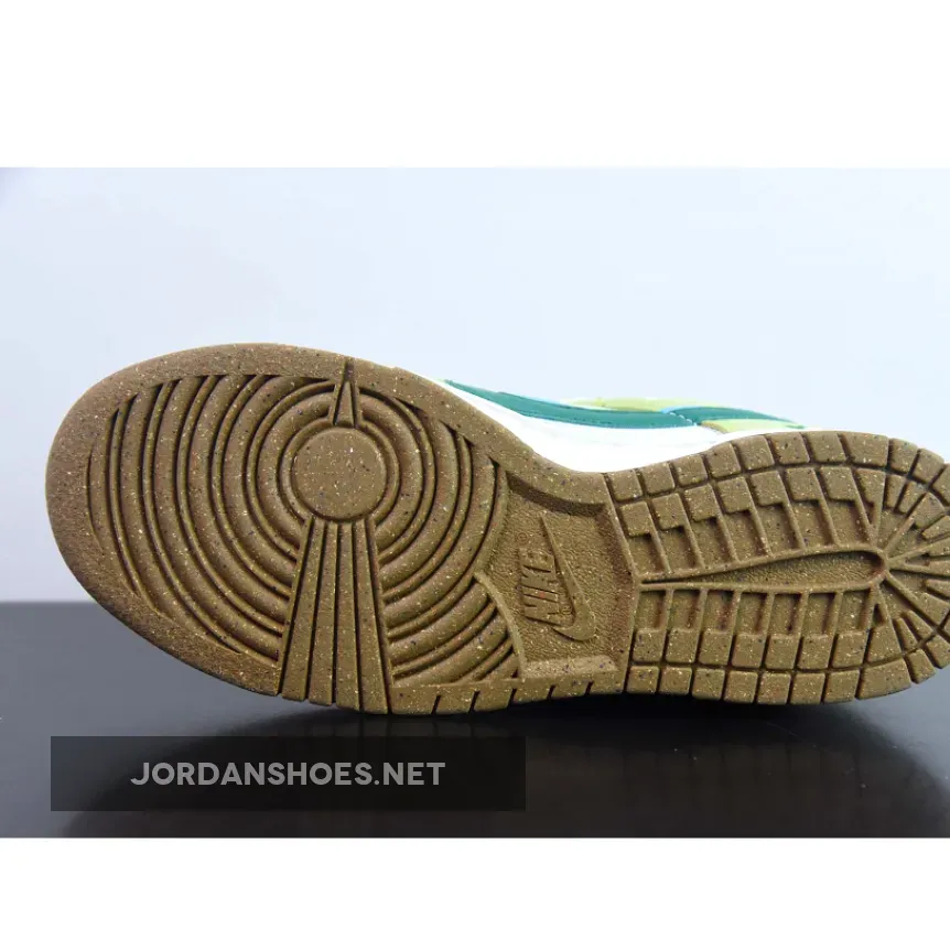 Custom Nike Dunk Low ’85 Double Swooshes’ Green Sail Custom Nike Dunk Low ’85 Double Swooshes’ Green Sail