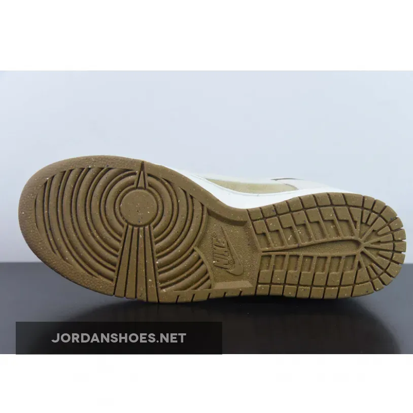 Custom Nike Dunk Low ’85 Double Swooshes’ Grey Brown Custom Nike Dunk Low ’85 Double Swooshes’ Grey Brown