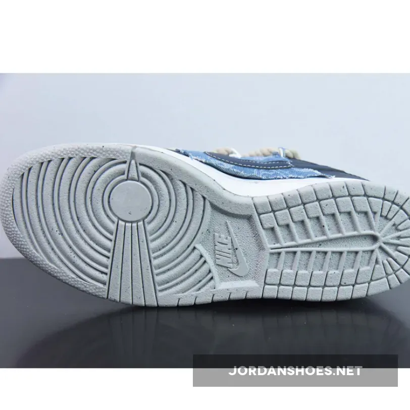 Custom Nike Dunk Low Denim Navy Blue Custom Nike Dunk Low Denim Navy Blue