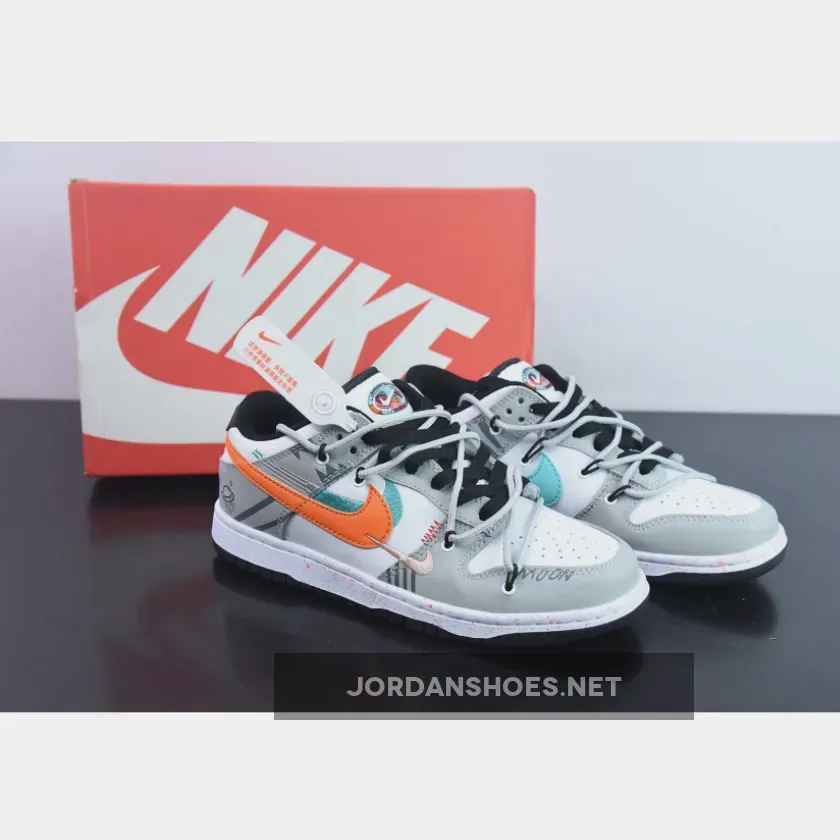 Custom Nike Dunk Low Multiple Swooshes
