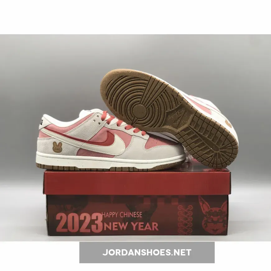 Custom Nike Dunk Low ‘Year of the Rabbit’ 85 Double Swooshes