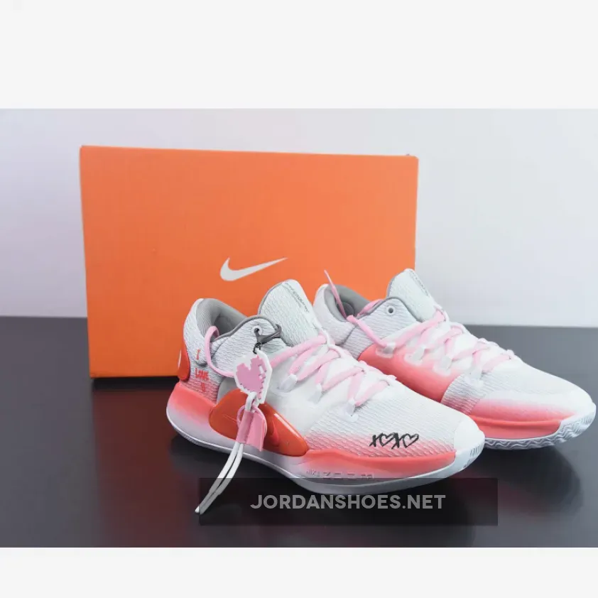 Custom Nike Hyperdunk X Low EP White Red