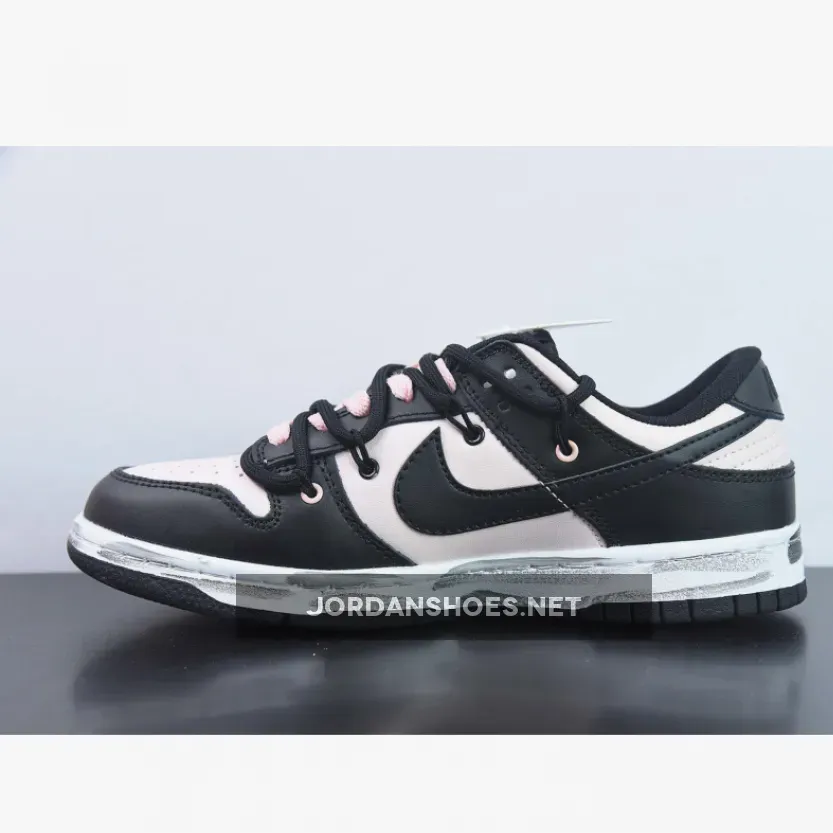 Custom Nike WMNS Dunk Low Black Pink Custom Nike WMNS Dunk Low Black Pink