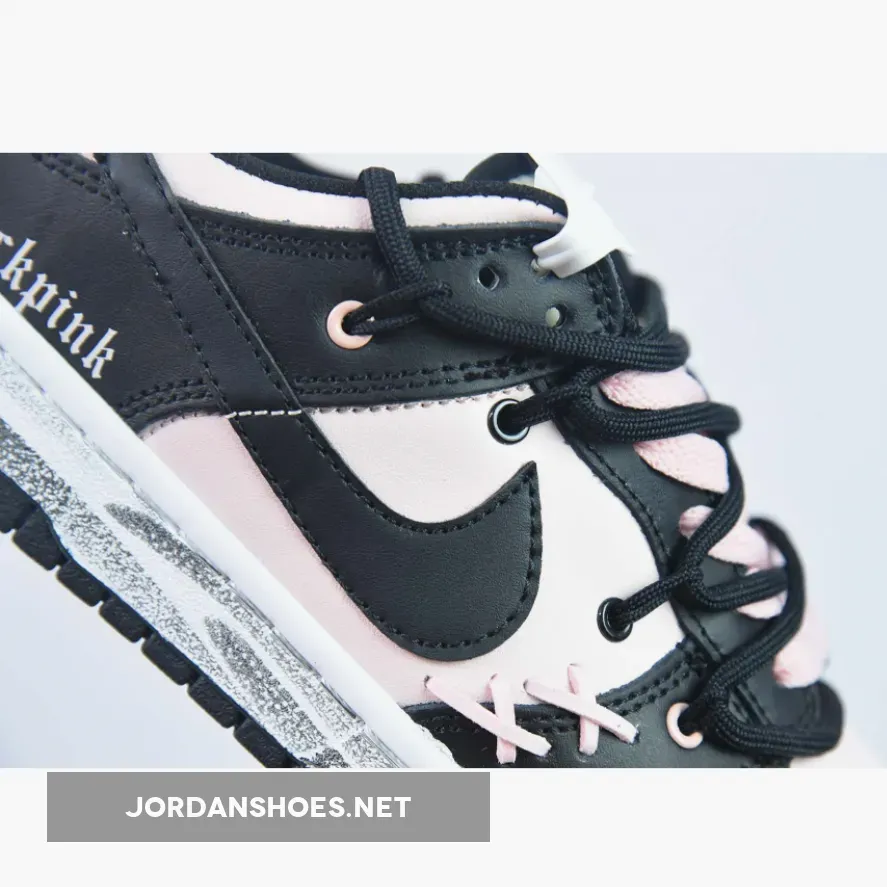 Custom Nike WMNS Dunk Low Black Pink Custom Nike WMNS Dunk Low Black Pink