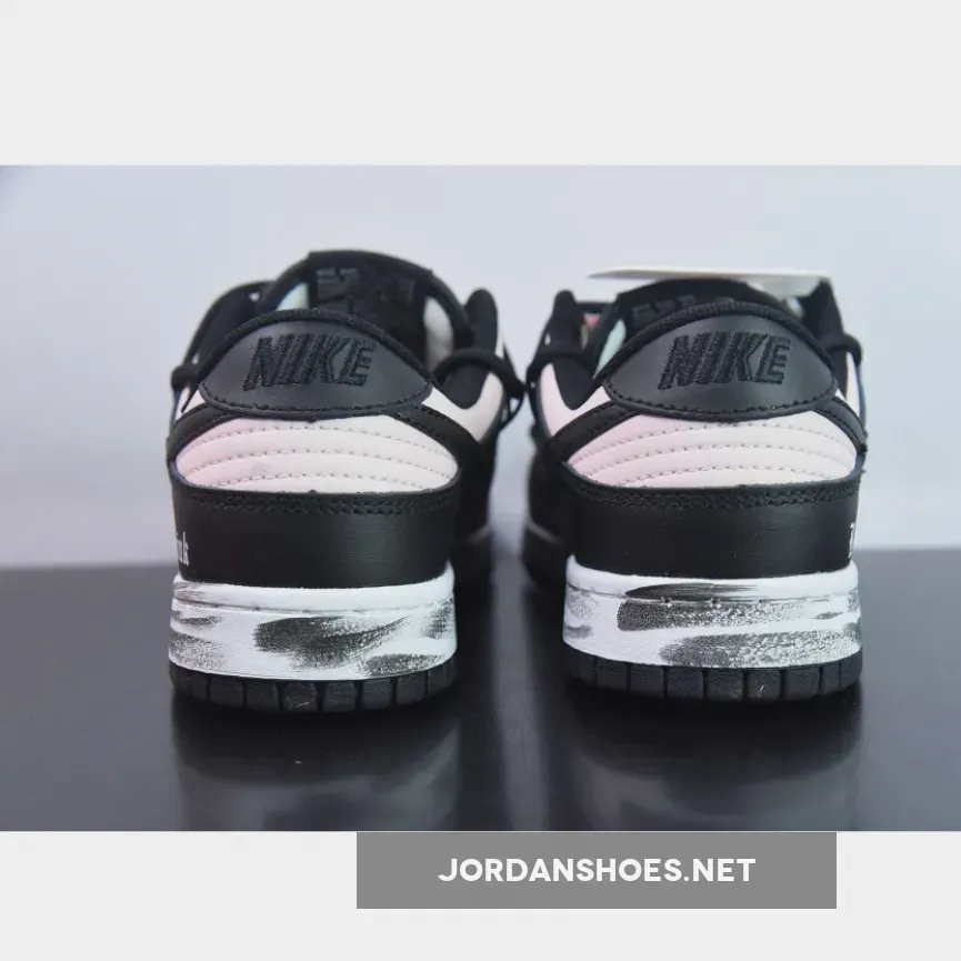 Custom Nike WMNS Dunk Low Black Pink Custom Nike WMNS Dunk Low Black Pink