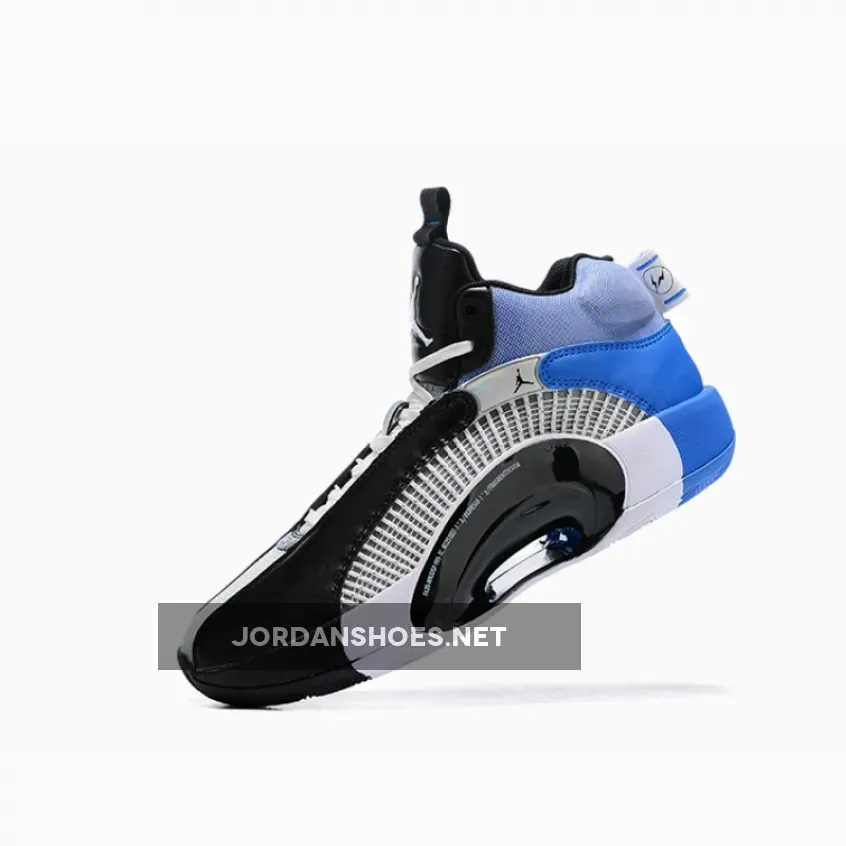 Fragment x Air Jordan 35 White/Black-Sport Blue Fragment x Air Jordan 35 White/Black-Sport Blue
