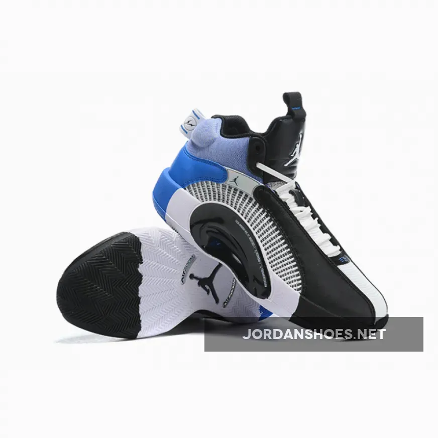 Fragment x Air Jordan 35 White/Black-Sport Blue Fragment x Air Jordan 35 White/Black-Sport Blue