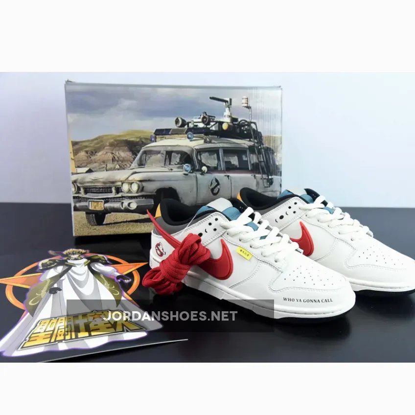 Ghostbusters x Nike Dunk Low Sail Red