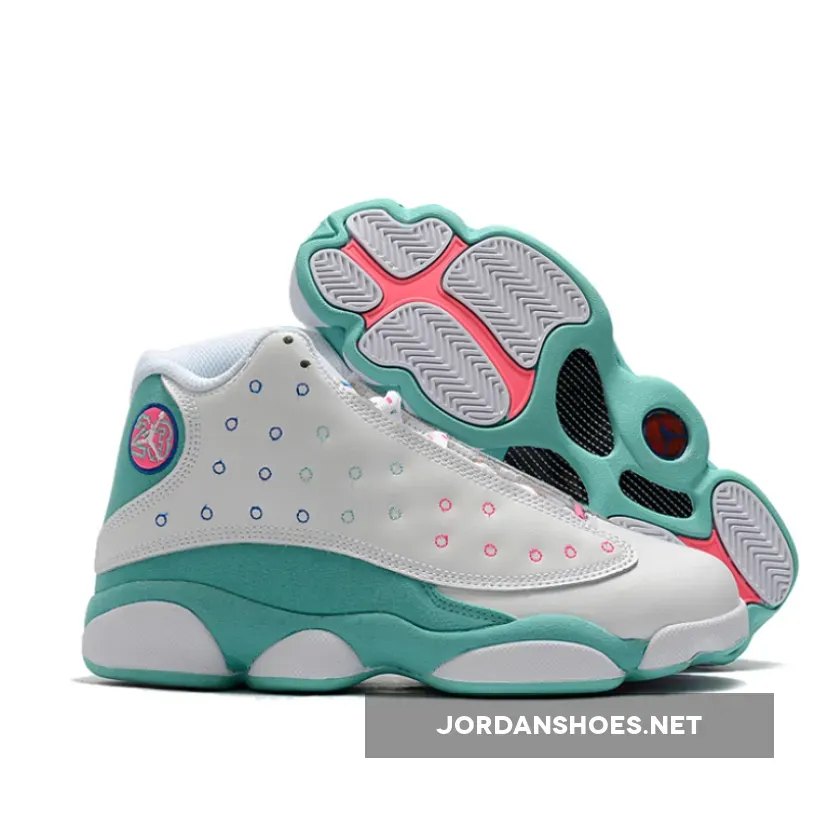 Grade School Air Jordan 13 GS "Aurora Green"