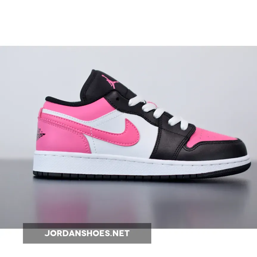 Jordan 1 Low GS Black Pinksicle Jordan 1 Low GS Black Pinksicle