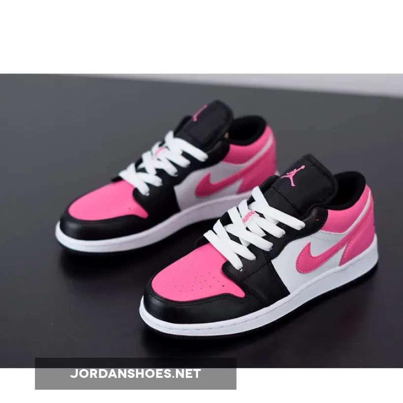 Jordan 1 Low GS Black Pinksicle Jordan 1 Low GS Black Pinksicle