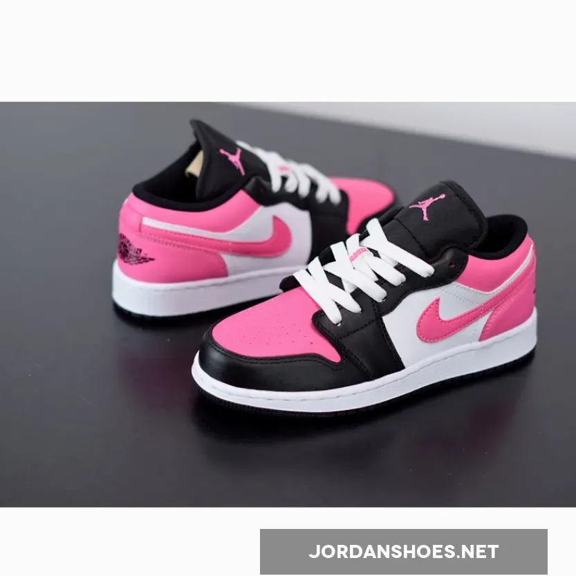 Jordan 1 Low GS Black Pinksicle Jordan 1 Low GS Black Pinksicle