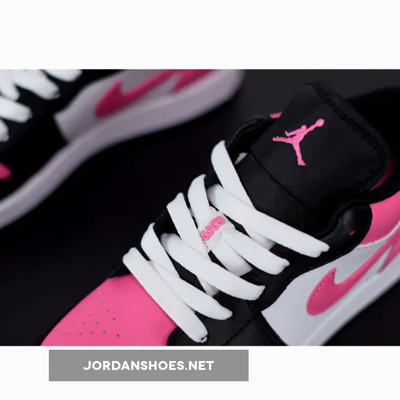 Jordan 1 Low GS Black Pinksicle Jordan 1 Low GS Black Pinksicle
