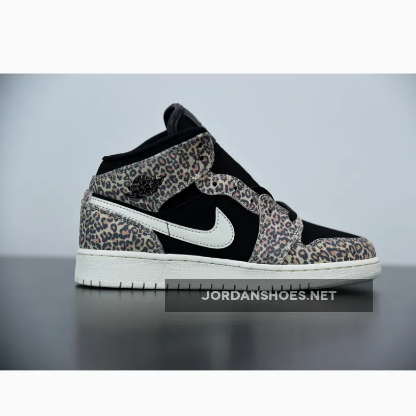 Jordan 1 Mid SE Leopard GS Jordan 1 Mid SE Leopard GS