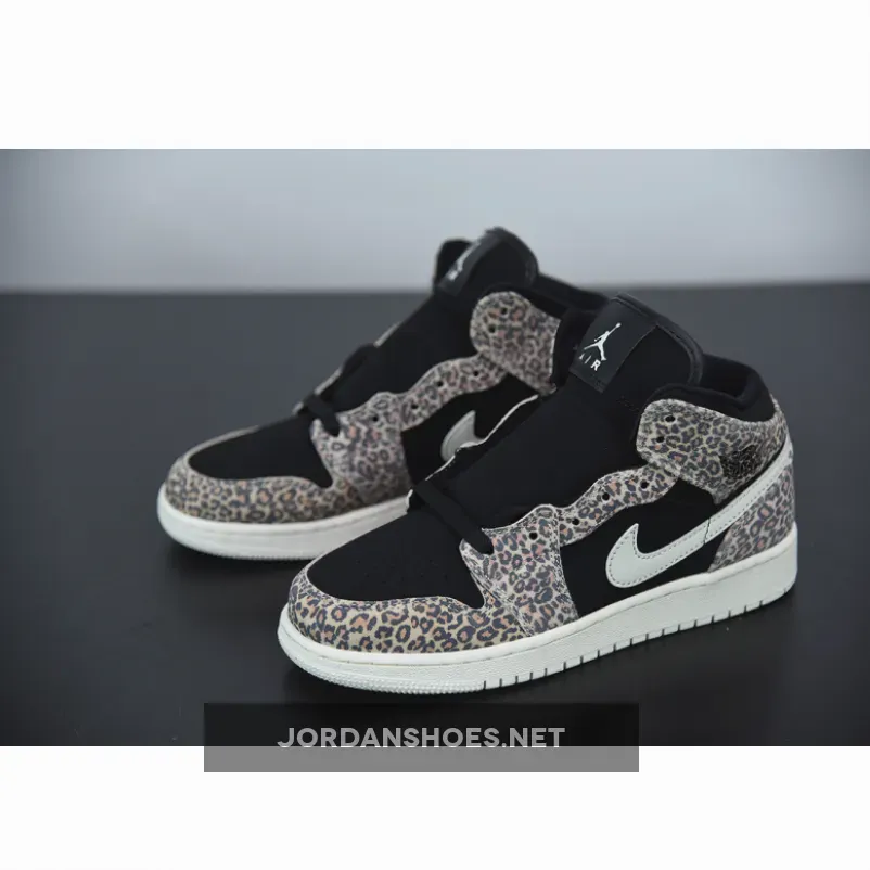 Jordan 1 Mid SE Leopard GS Jordan 1 Mid SE Leopard GS