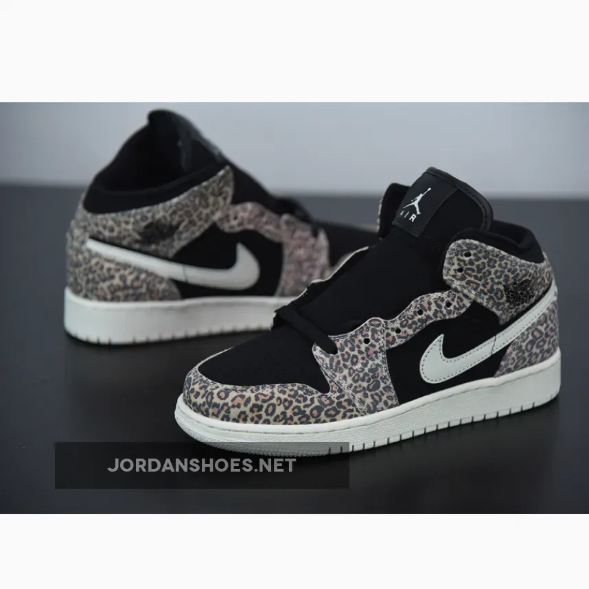 Jordan 1 Mid SE Leopard GS Jordan 1 Mid SE Leopard GS