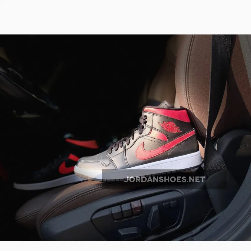 Jordan 1 Mid Siren Red