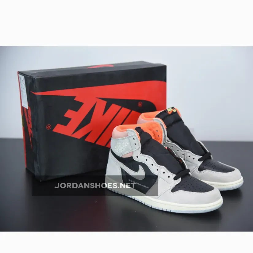 Jordan 1 Retro Grey Crimson