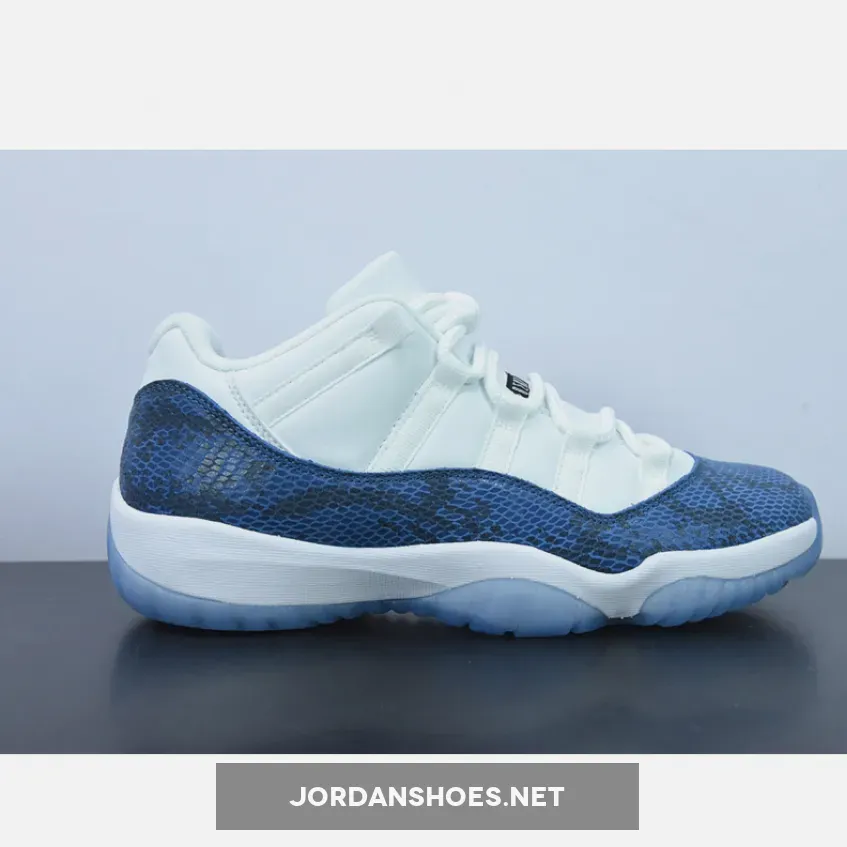 Jordan 11 Low Blue Snakeskin Jordan 11 Low Blue Snakeskin