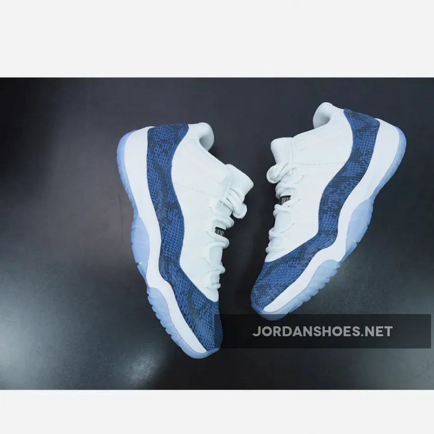 Jordan 11 Low Blue Snakeskin Jordan 11 Low Blue Snakeskin