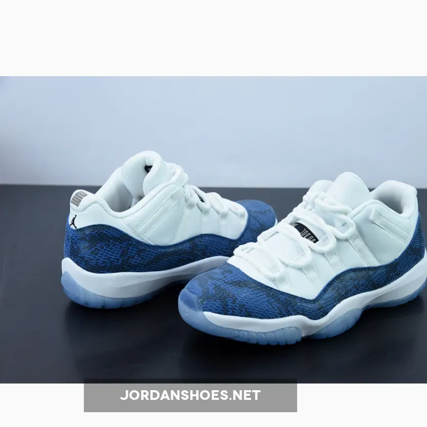 Jordan 11 Low Blue Snakeskin Jordan 11 Low Blue Snakeskin