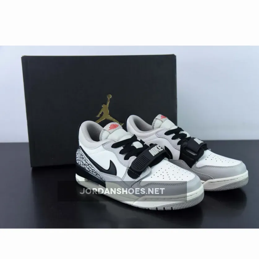 Jordan Legacy 312 Low White/Fire Red-Tech Grey-Black