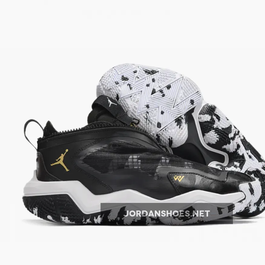 Jordan Why Not .6 Black/Metallic Gold-White