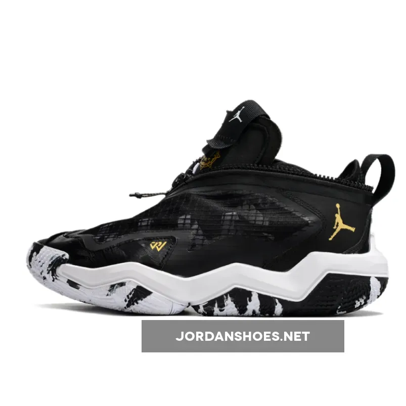 Jordan Why Not .6 Black/Metallic Gold-White Jordan Why Not .6 Black/Metallic Gold-White