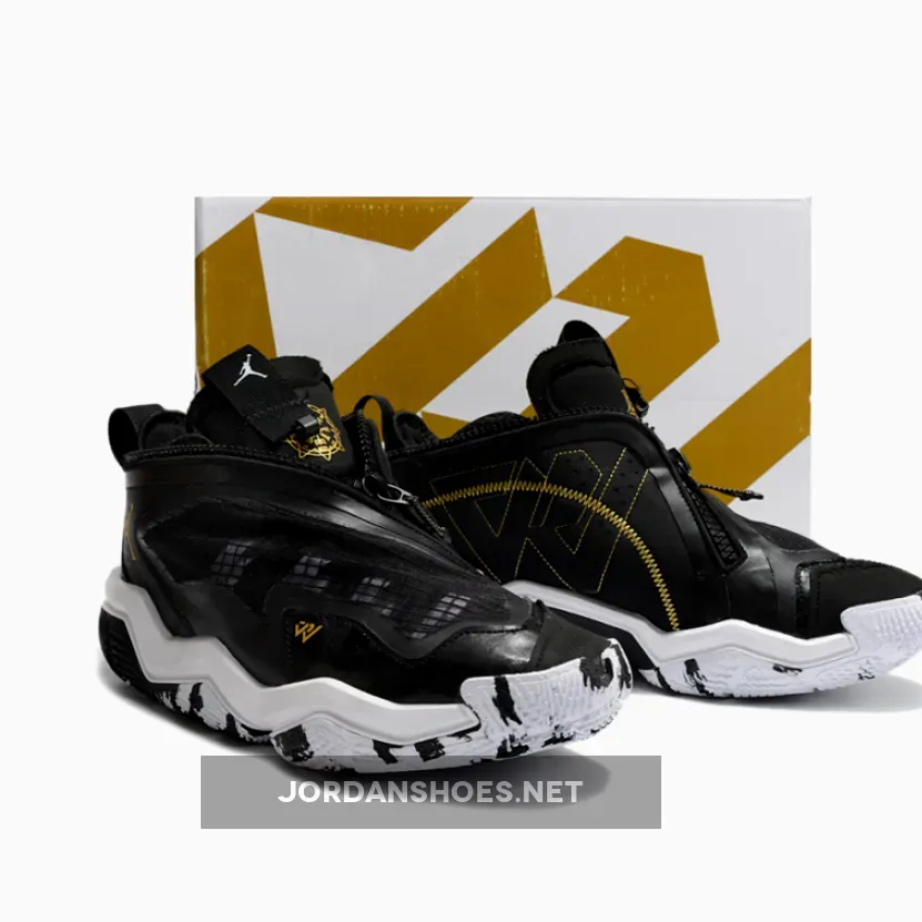 Jordan Why Not .6 Black/Metallic Gold-White Jordan Why Not .6 Black/Metallic Gold-White