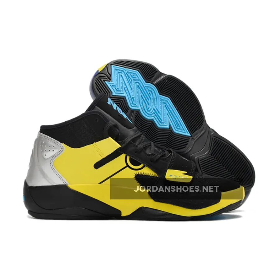 Jordan Zion 2 "Naruto vs. Sasuke" Black/Yellow Strike-Dark Purple Dust-Laser Blue