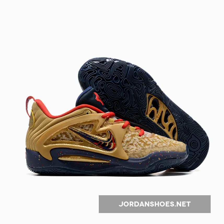KD 15 "Olympic" Gold/Navy-Red