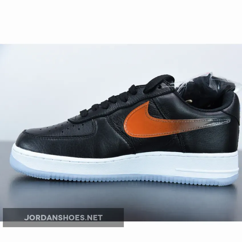 Kith x Nike Air Force 1 Low NYC Black Team Orange Kith x Nike Air Force 1 Low NYC Black Team Orange