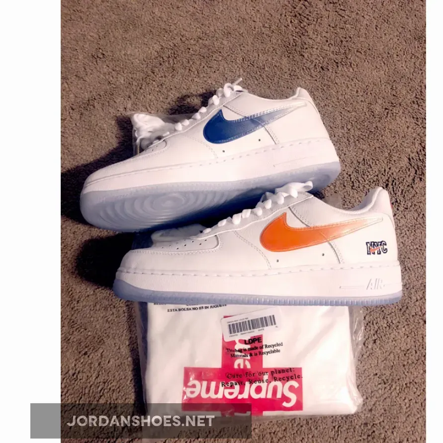 KITH x Nike Air Force 1 New York City White KITH x Nike Air Force 1 New York City White
