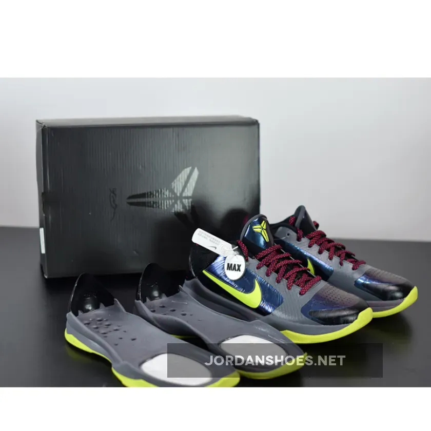 NBA 2K20 x Nike Kobe 5 Protro "Chaos" Black/Dark Grey-Bright Crimson