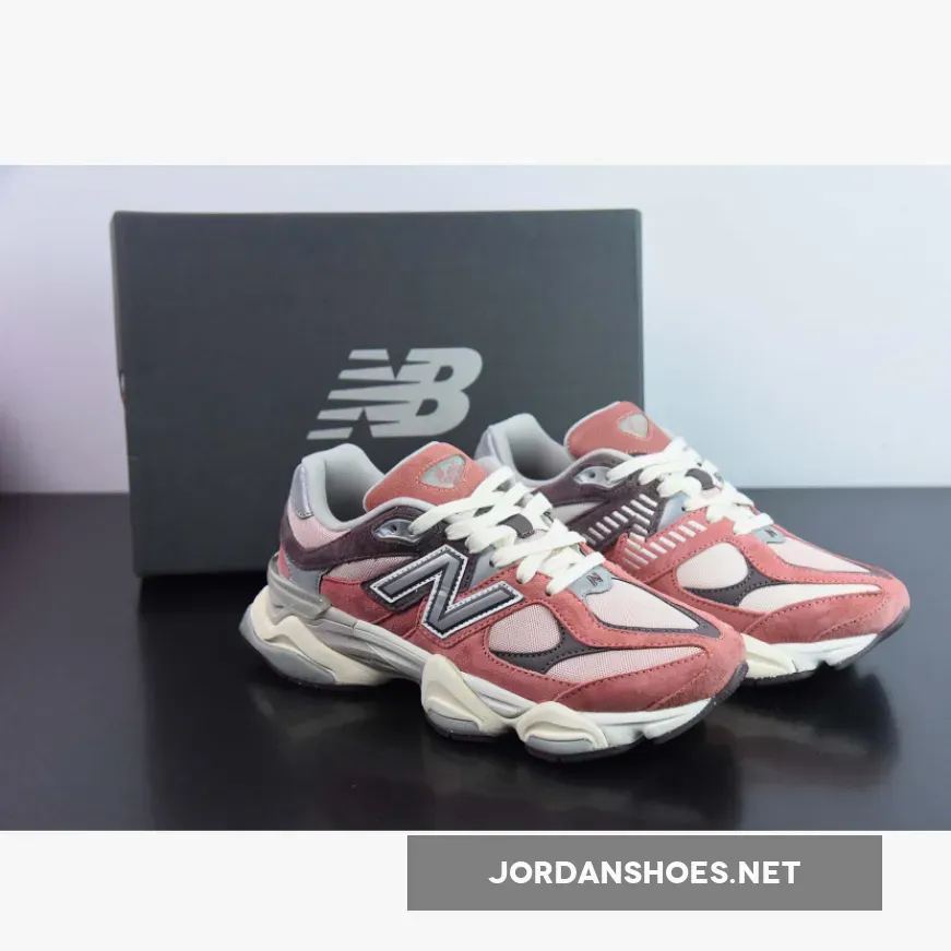 New Balance 9060 ‘Cherry Blossom’ Mineral Red/Truffle